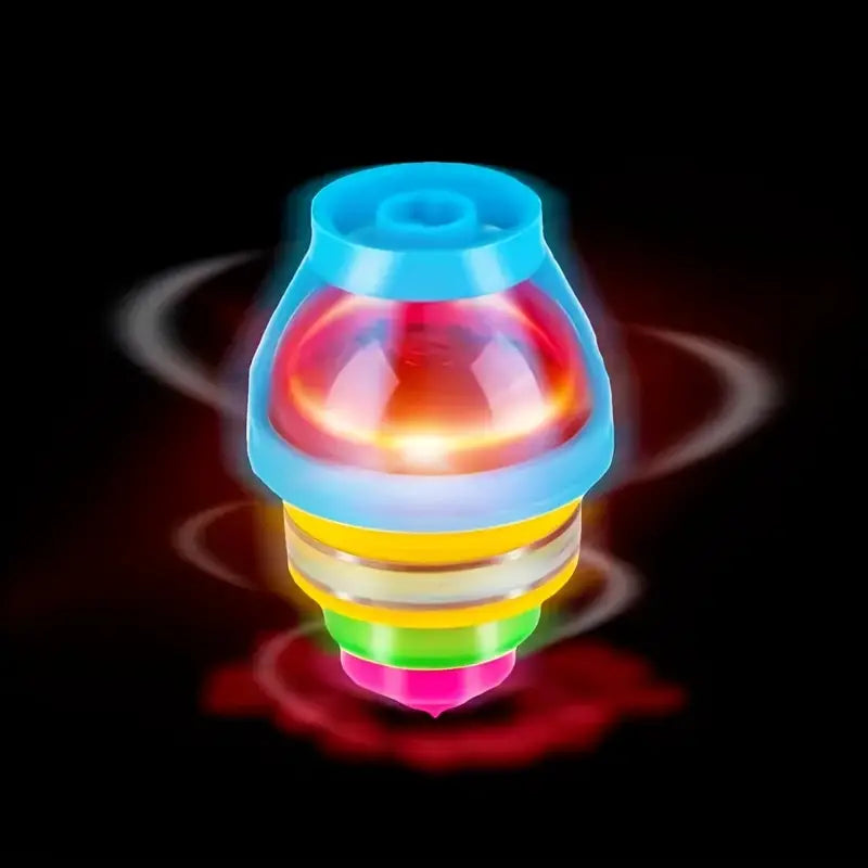 Glinsterende UFO Spinning Tops | Duurzame Gyroscopische Actie LED-verlichting voor kinderen