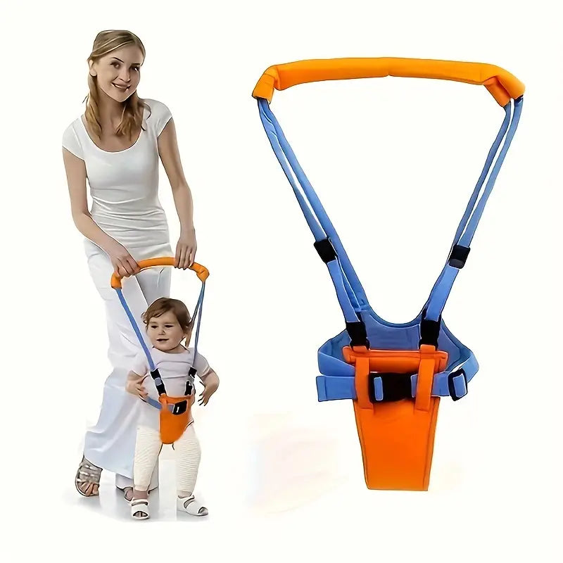 WalkBaby l Baby Loopwagen Harnas Oranje & Blauw l Looptrainer l Loopwagen