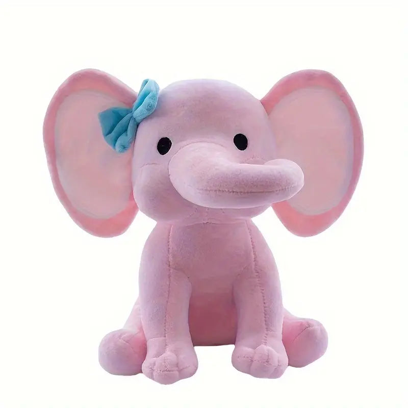 Knuffel Olifant 25 cm l Verlicht Stress en Angst l Voor Baby's, Peuters en Volwassenen