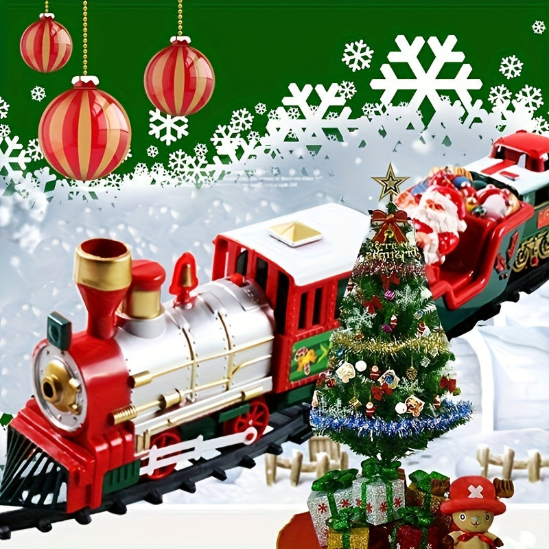 Deluxe Elektrische Kersttrein Speelgoed Set - Leuk & Educatief Model met Rails | Perfect Kerst- & Feestdagen Cadeau