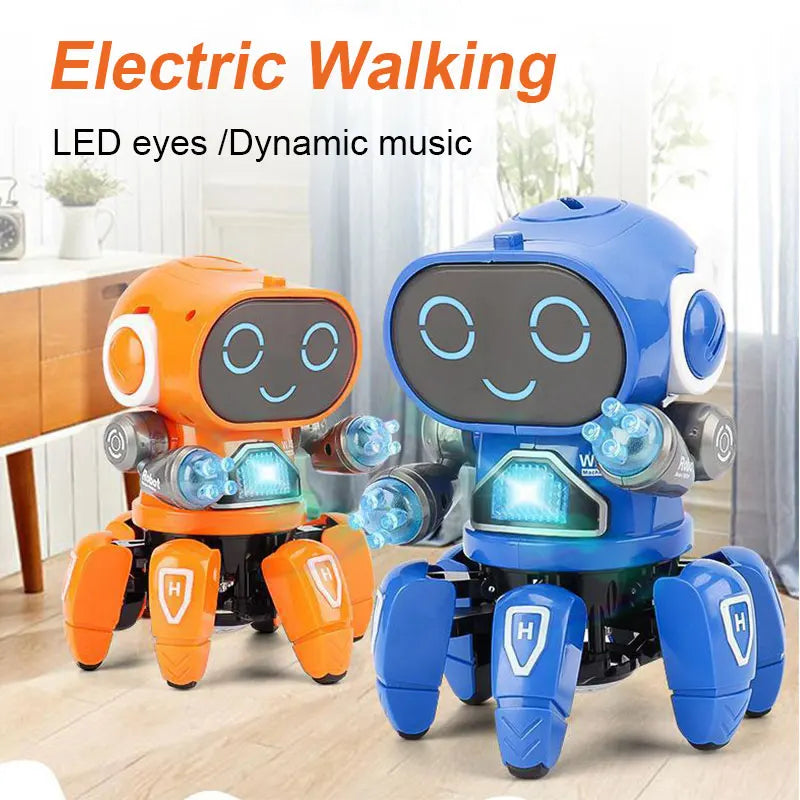 Kids Dansende Robot met Muziek en LED Ogen l Educatief Speelgoed 4+ Jaar