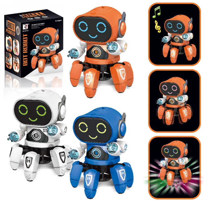 Kids Dansende Robot met Muziek en LED Ogen l Educatief Speelgoed 4+ Jaar