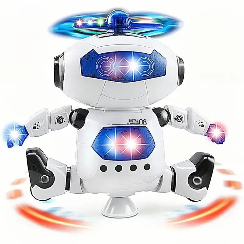 Robot Roterend Dansspeelgoed Met Muziek LED Verlichting