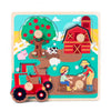 WoodGame l Montessori Baby Puzzels Houten l Kinderen 1, 2, 3+ Jaar