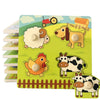 WoodGame l Montessori Baby Puzzels Houten l Kinderen 1, 2, 3+ Jaar