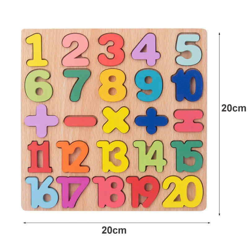 WoodGame l Montessori Baby Puzzels Houten l Kinderen 1, 2, 3+ Jaar