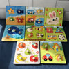 WoodGame l Montessori Baby Puzzels Houten l Kinderen 1, 2, 3+ Jaar