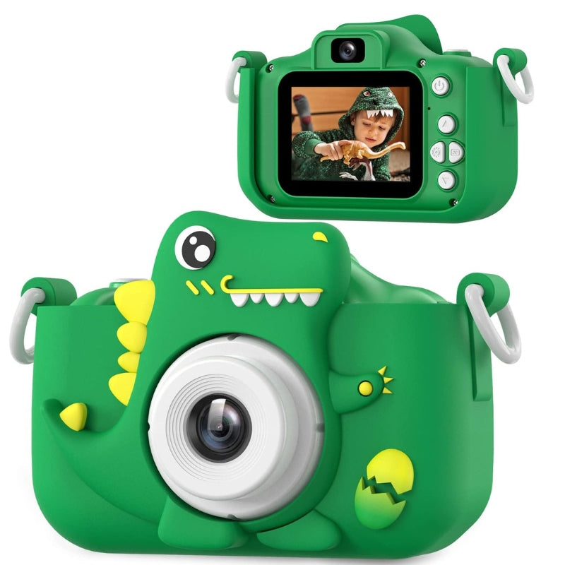 Dino camera Groen voor Kinderen  l 1080P HD l Speelgoed voor 6 7 8 9 jaar l Jongens & Meisjes