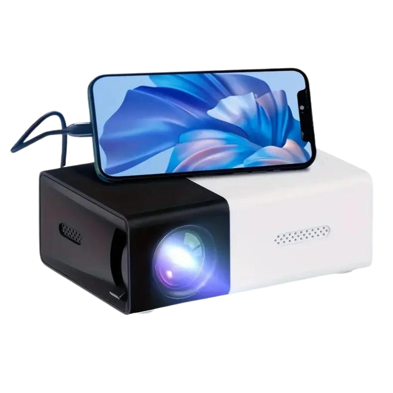 Draagbare HD Projector 1080P LED Film Projector l Buiten, Binnen en Camping