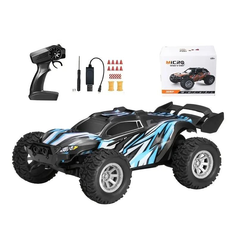 Off-Road Bestuurbare Auto met Lampen 2.4Ghz l tot 20KM/h l Buggy l Schaal RC 1:32