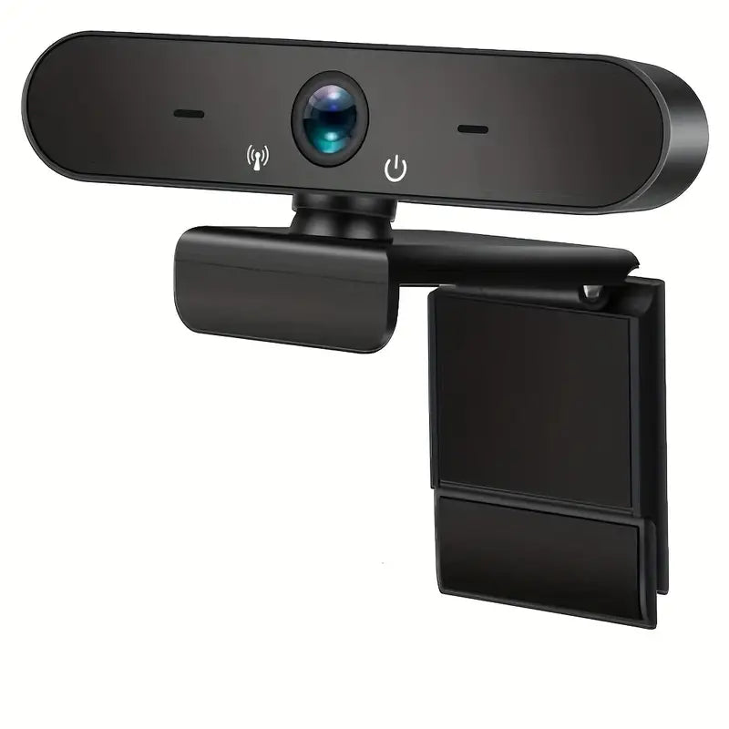 Webcam 1080p HD Zwart  l Wide Angle l Computer Camera l Built-in Microfoon