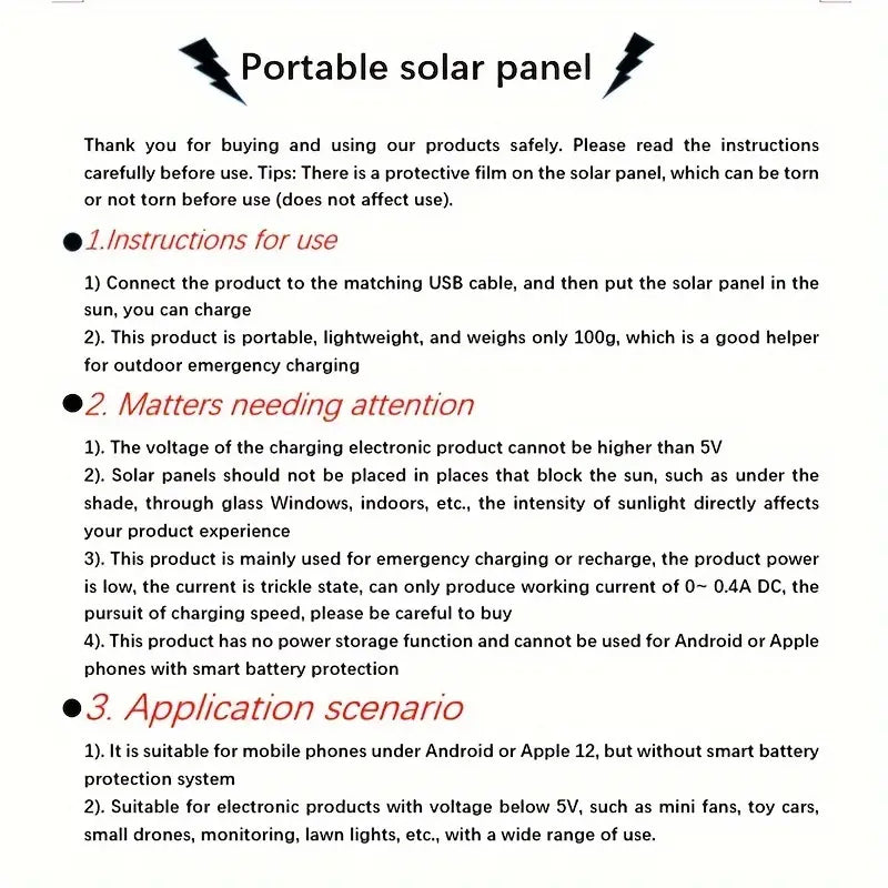 Solar Power Bank l Opladen met de Zon l Oplader voor Reizen, Kamperen en Buiten l Volwassenen en Kinderen