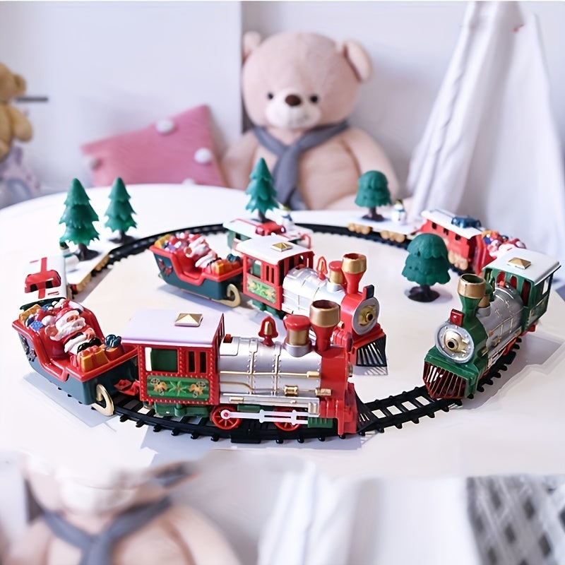 Deluxe Elektrische Kersttrein Speelgoed Set - Leuk & Educatief Model met Rails | Perfect Kerst- & Feestdagen Cadeau