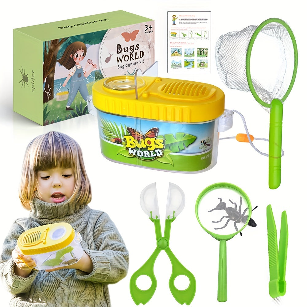 5-delige Kids Outdoor Avonturen Camping & Insectenvanger Kit | Educatief Natuur Verkenningsspeelgoed voor Jongens & Meisjes