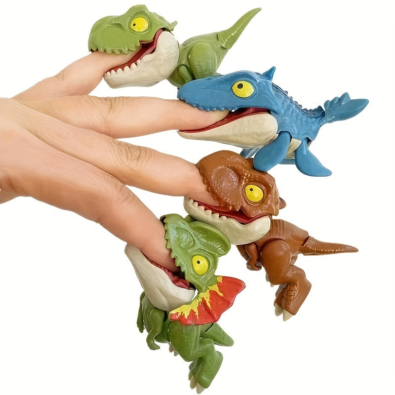 Bijtende Vinger Simulatie Dinosaurus Speelgoed | Jurassic Fun Pop Speelgoed Ornament Model Met Bewegende Gewrichten Cadeau