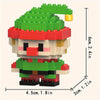 Mini Kerstversiering Bouwstenen | Mini Kerstelf Bouwstenen, Kerstman, Kersttrein, Sneeuwpop, Kerstboom, Rendier, Kerstsok Educatief Speelgoed