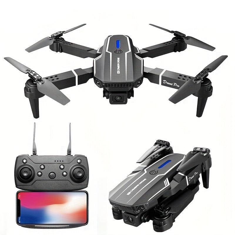 E88 Quadcopter Drone met Dual HD Camera's | Altitude Hold | Eénknopsbediening | LED Verlichting | Perfecte Beginnersdrone voor Mannen en Tieners