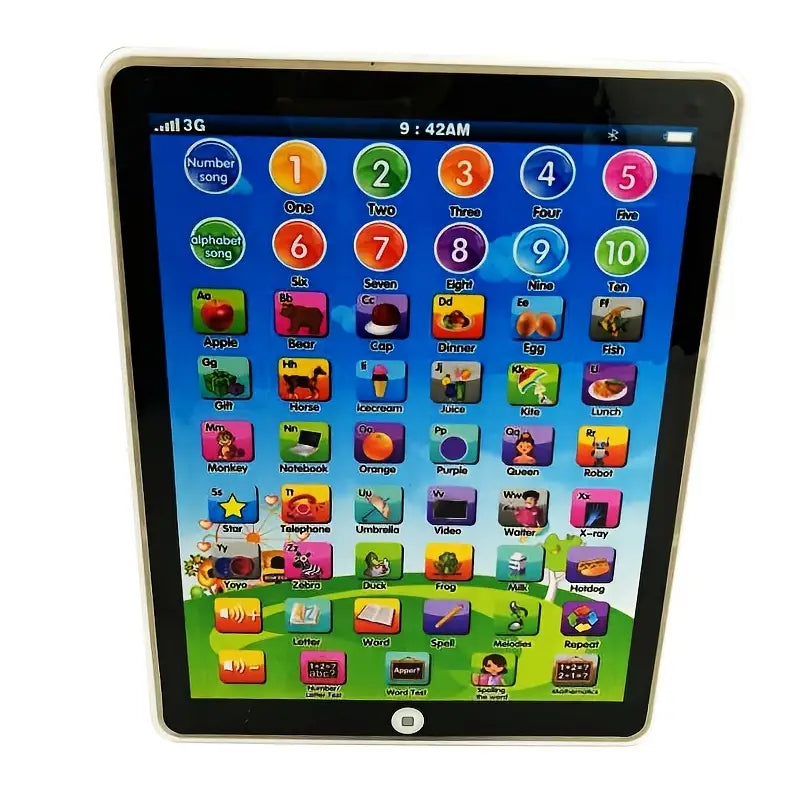 Tablet met Educatieve Spelletjes voor Peuters en Kinderen l Educatief Speelgoed 3, 4, 5, 6+ Jaar