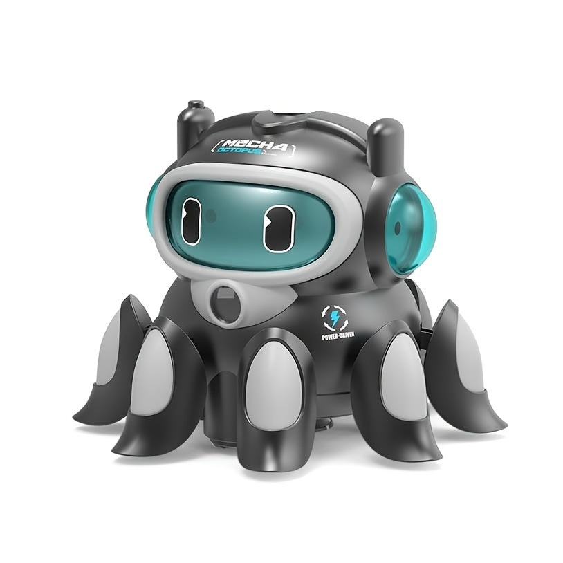 Schattige Octopus Robot Speelgoed - Mechanische Arm Robot met Sprayfunctie in Grijs/Wit | Leuk voor Feestjes & Cadeau voor Kinderen & Volwassenen