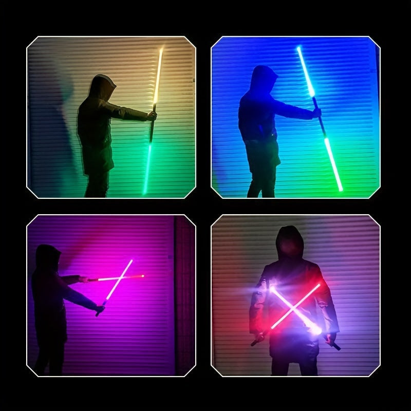 Oplaadbare RGB Lichtzwaard | 7 Kleur Laserzwaard Perfect Cosplay Speelgoed Cadeau Voor Kinderen & Volwassenen