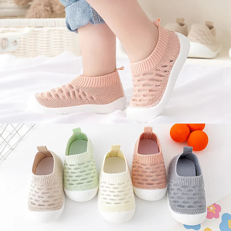 Anti Slip Baby Schoenen voor Binnen & Buiten l Vanaf 0, 2, 4, 6 Maanden