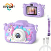 Unicorn HD Camera Voor Kinderen | Selfiecamera Voor Kinderen Geschikt Voor 3-12 Jaar Oude Peuters