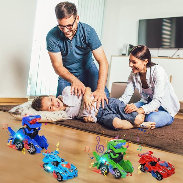 Speelgoed Dino Auto - Transformers Electrische Kinder Speelgoed