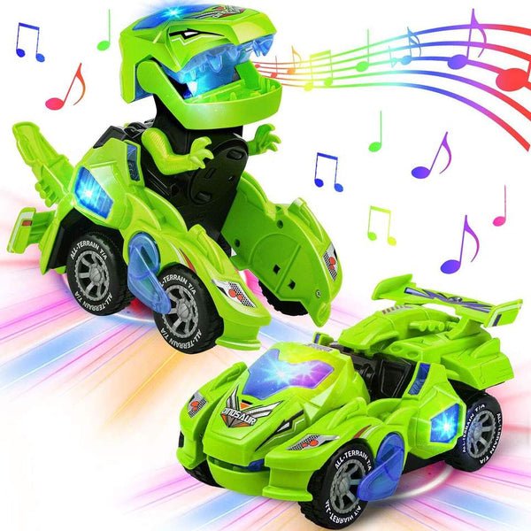 Speelgoed Dino Auto - Transformers Electrische Kinder Speelgoed