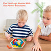 3D Hexagonale Houten Puzzel | Educatief Tangram Bordspel voor Kinderen | Breintraining Cadeau voor Kerst & Halloween!