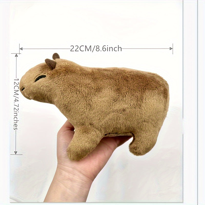 8.8 Inch/22CM Capybara Pluche Dier | Lifelike Pluche Speelgoed voor Jongens en Meisjes | Cadeau voor Verjaardag, Halloween & Kerst