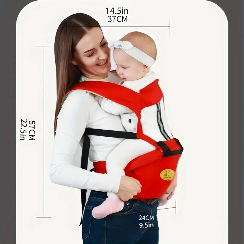 Ergonomische Babydrager Voortas & Draagzak l Baby 2 tot 48 Maanden