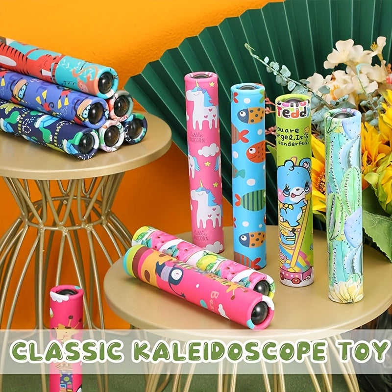 8 Stuks Klassieke Kaleidoscopen - Retro Prismalens Feestaccessoires, Perfect voor Fantasierijk Spel, Kerst & Feestdagencadeaus