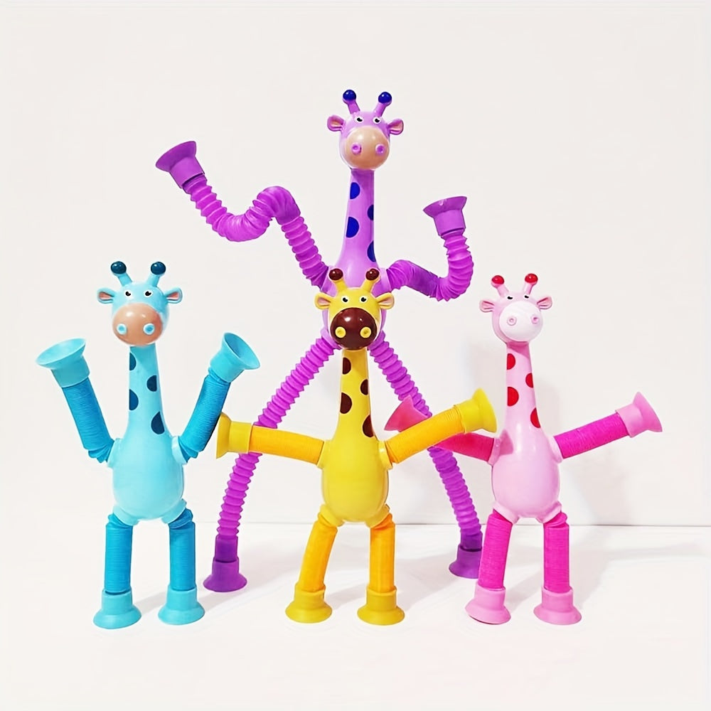 Cartoon Zuignap Giraffe Speelgoed | Educatief & Stressverlagend | Perfect Cadeau voor Kerst, Thanksgiving & Nieuwjaar!