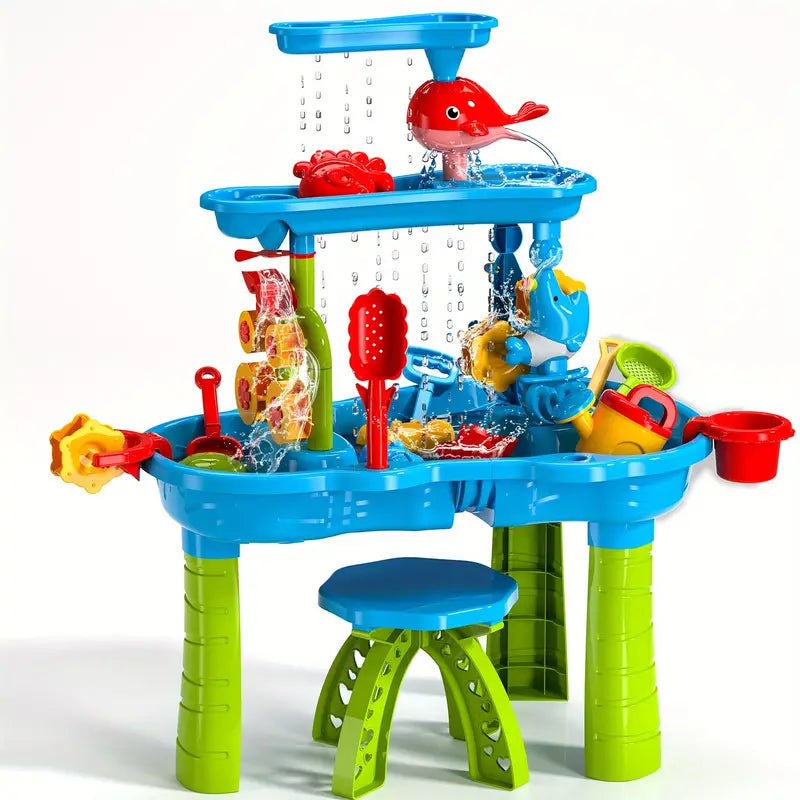 Activiteit Sensory Tables Speelgoed | 3-Tier Zand en Water Play Table Toys voor peuters