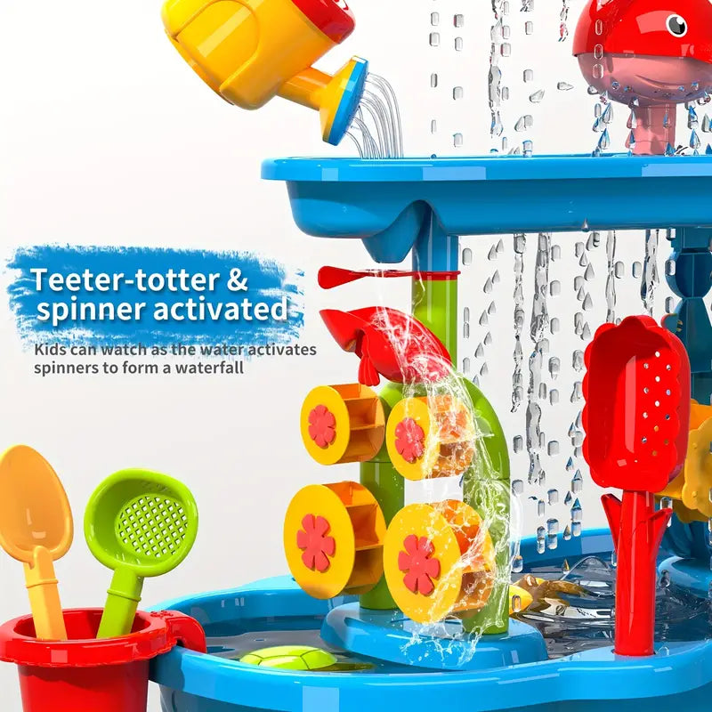 Activiteit Sensory Tables Speelgoed | 3-Tier Zand en Water Play Table Toys voor peuters