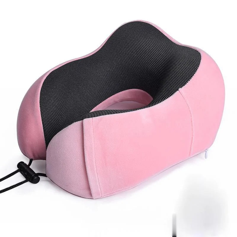 NeckPillow+ l Traagschuim Nekkussen voor Reizen l U-Vormig l Auto & Vliegtuig